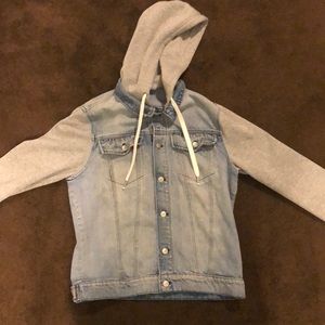 H&M Hooded Denim Jacket